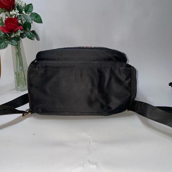 Kiss me Couture Satiny Embroidered Backpack Large - Picture 3 of 8